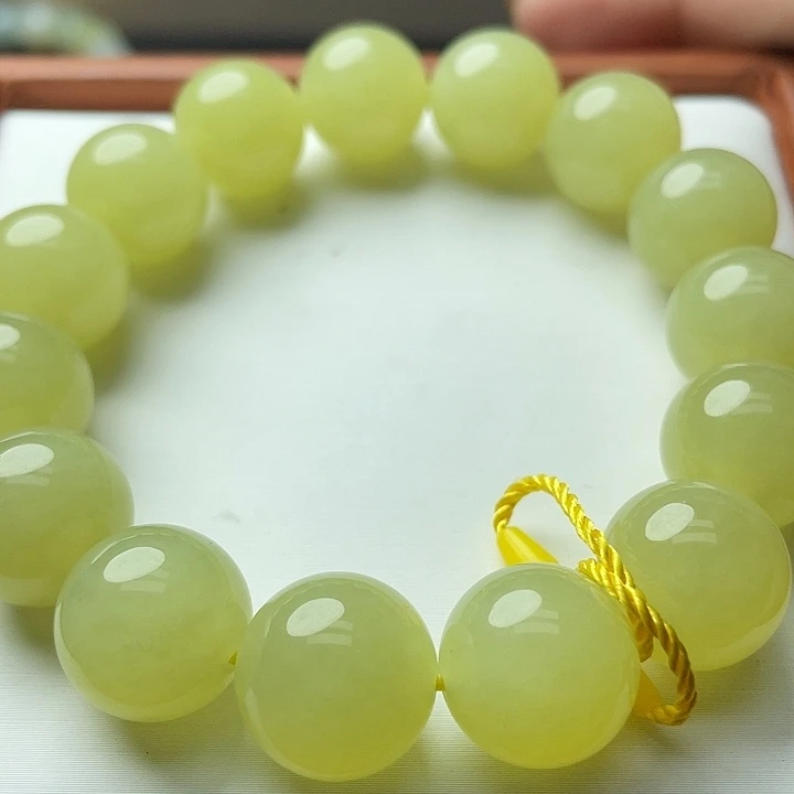 和田玉（黄玉）未镶嵌手链