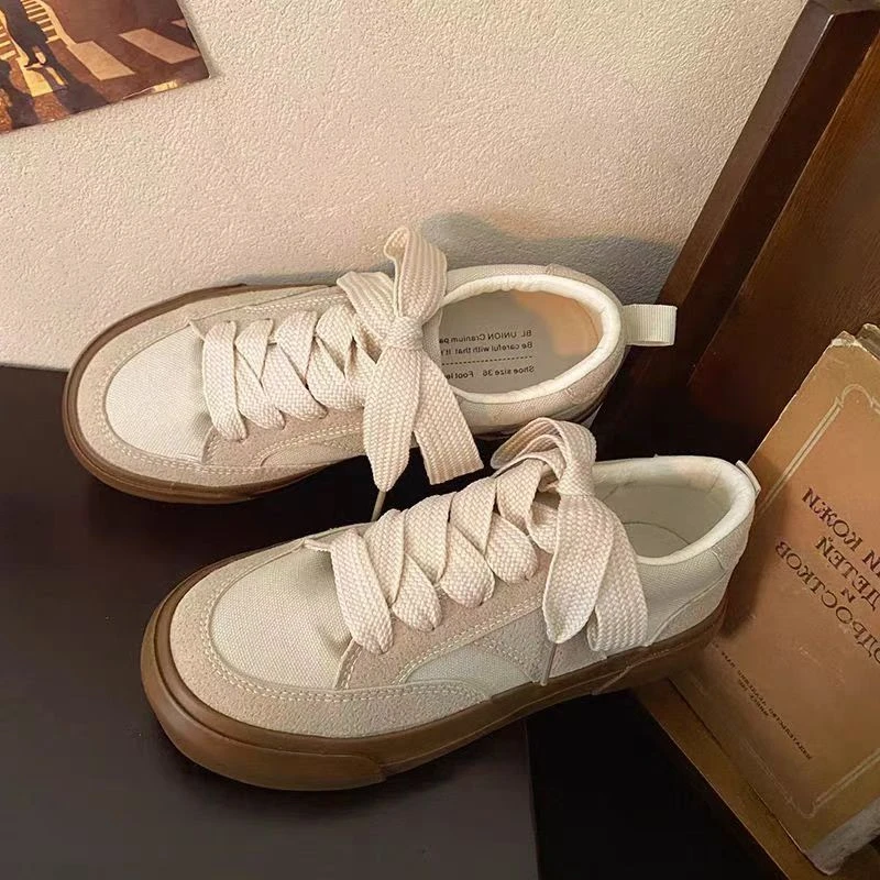 2025春季潮流网红休闲鞋新款ins学生舒适百搭厚底德迅鞋8665
