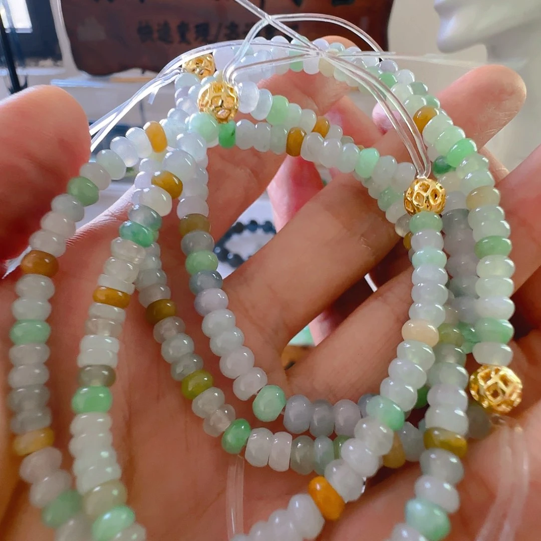 未镶嵌手链翡翠多样性发一