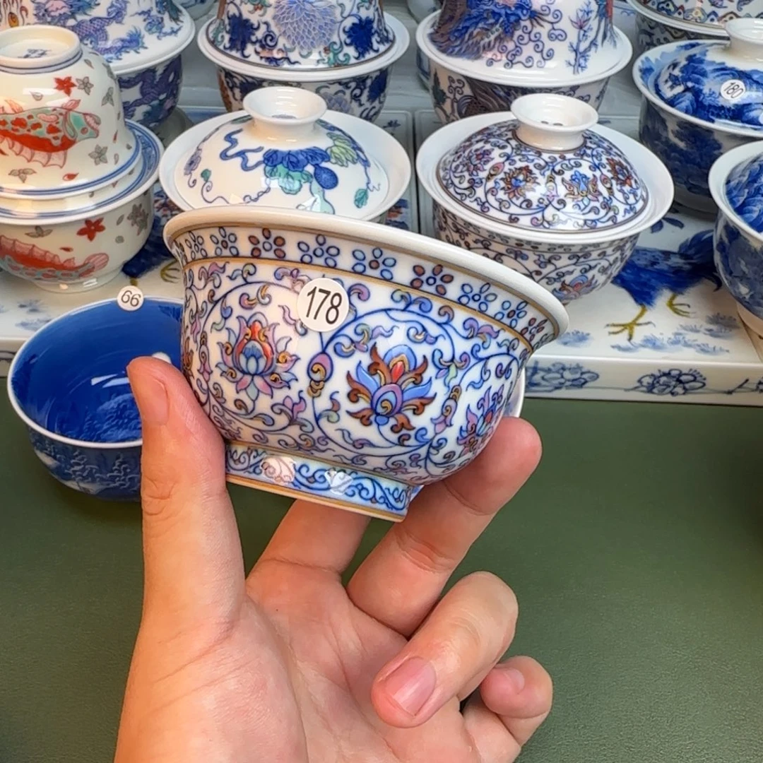 彦祖纯手工手绘茶具178