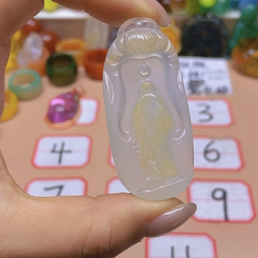 【闪购商品】玛瑙/玉髓颈饰未镶嵌用****7