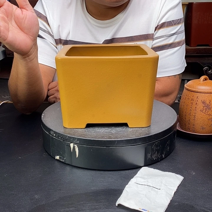 紫砂花盆货号一只HH533