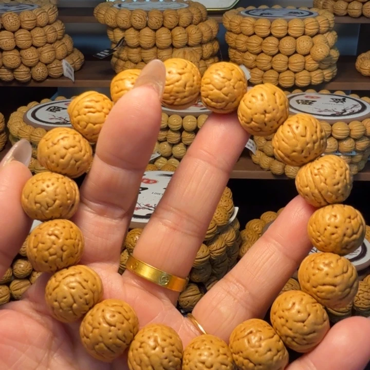 ཨ***ༀ核桃手串/手链老树金丹