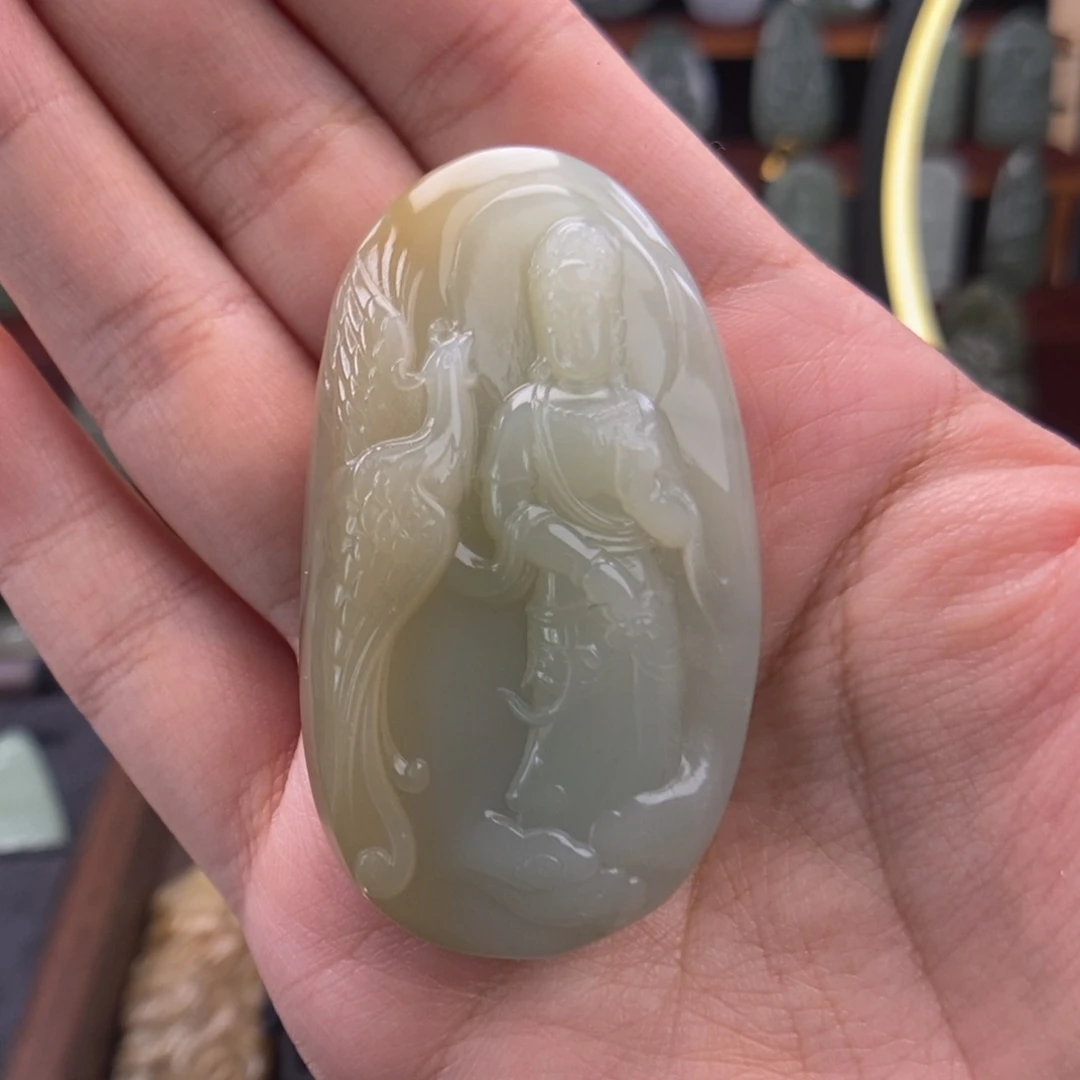 和田玉（碧玉）未镶嵌颈饰