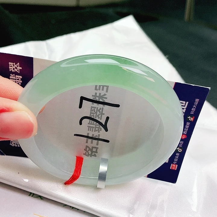 翡翠未镶嵌手镯缅甸天然a货翡翠手镯