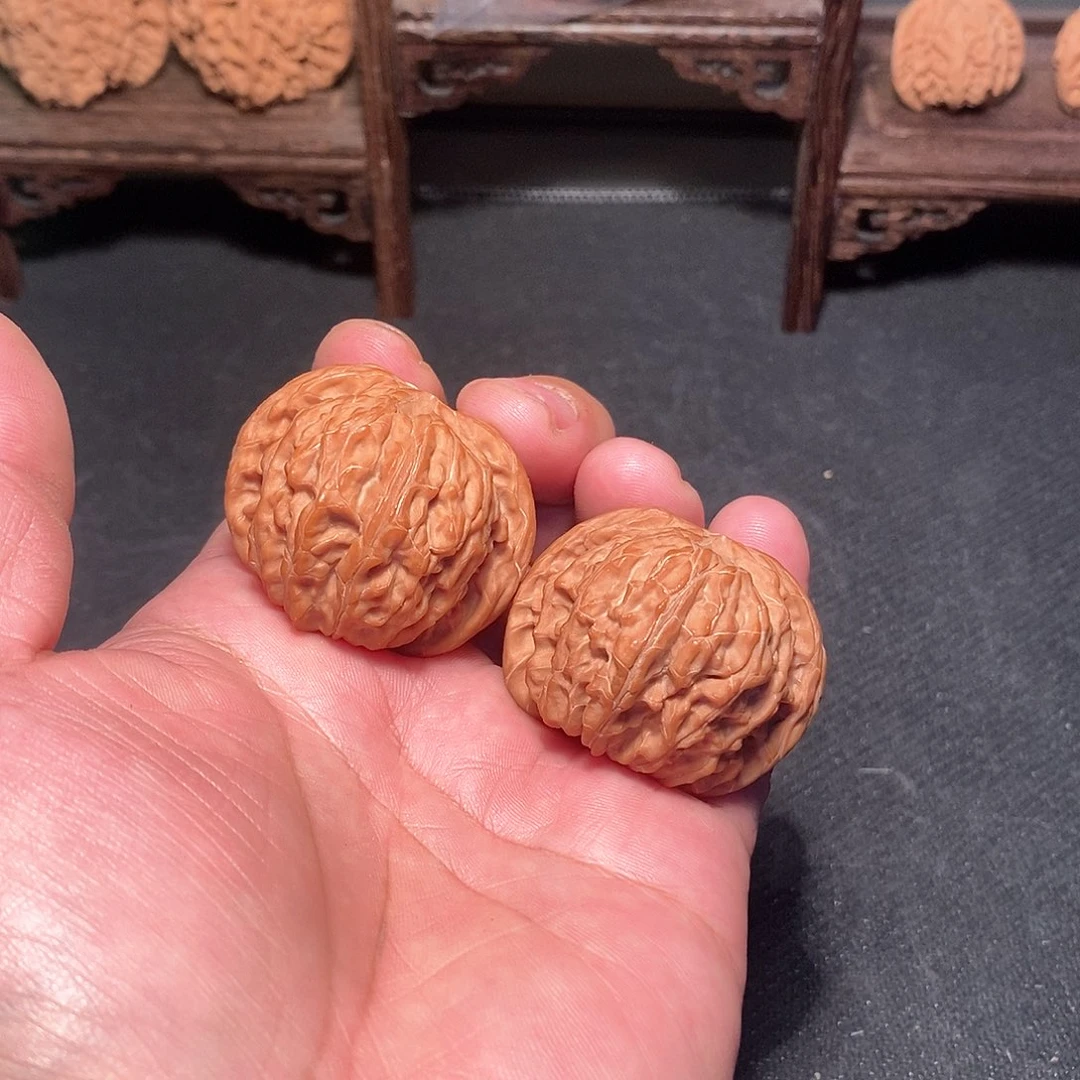 吊坠文玩核桃43尺，全品磨盘
