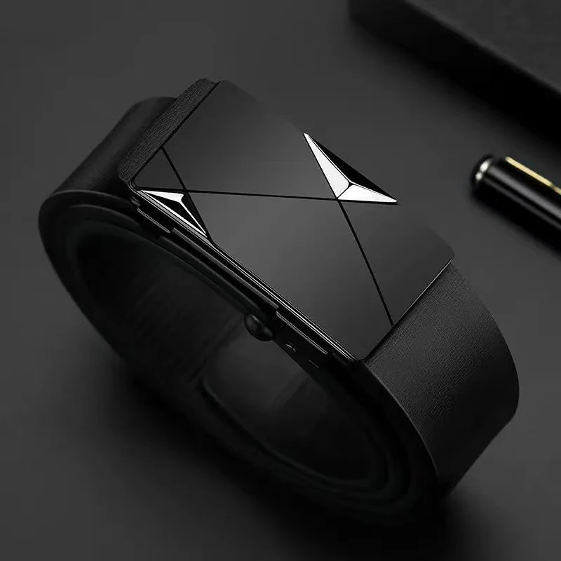 皮带青年成人中青年男腰带时尚男士