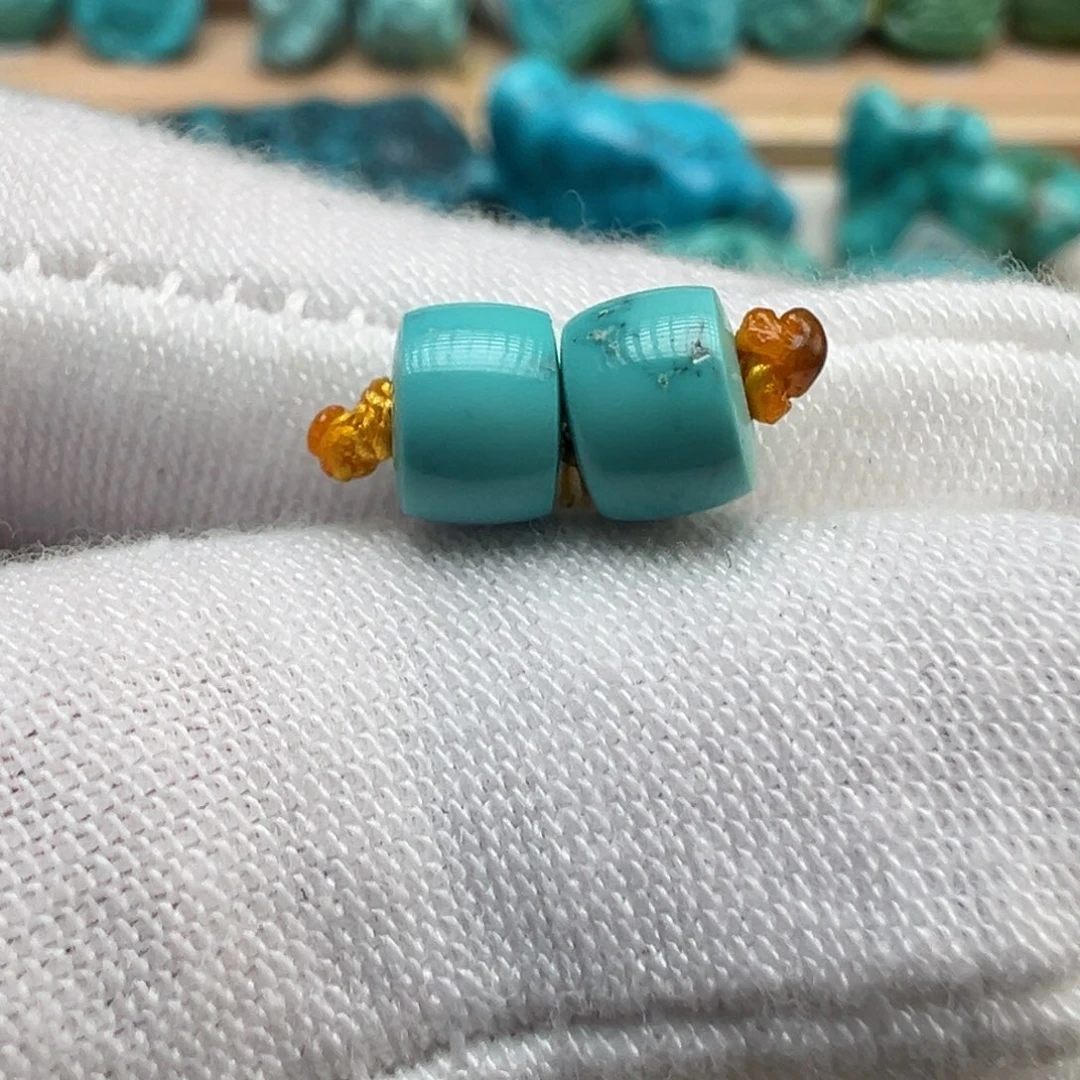 绿松石未镶嵌配饰6*4.3