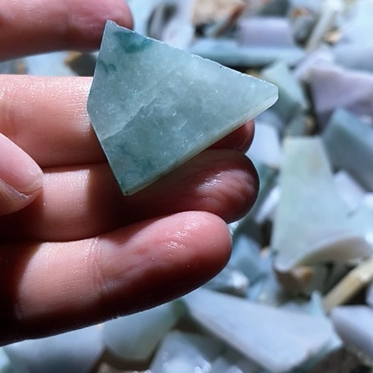 散珠翡翠边角料88