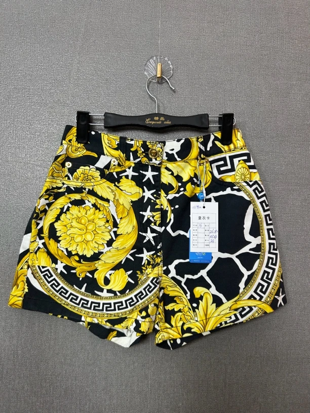 95新 VERSACE/范思哲 范思哲主线花纹短裤95新