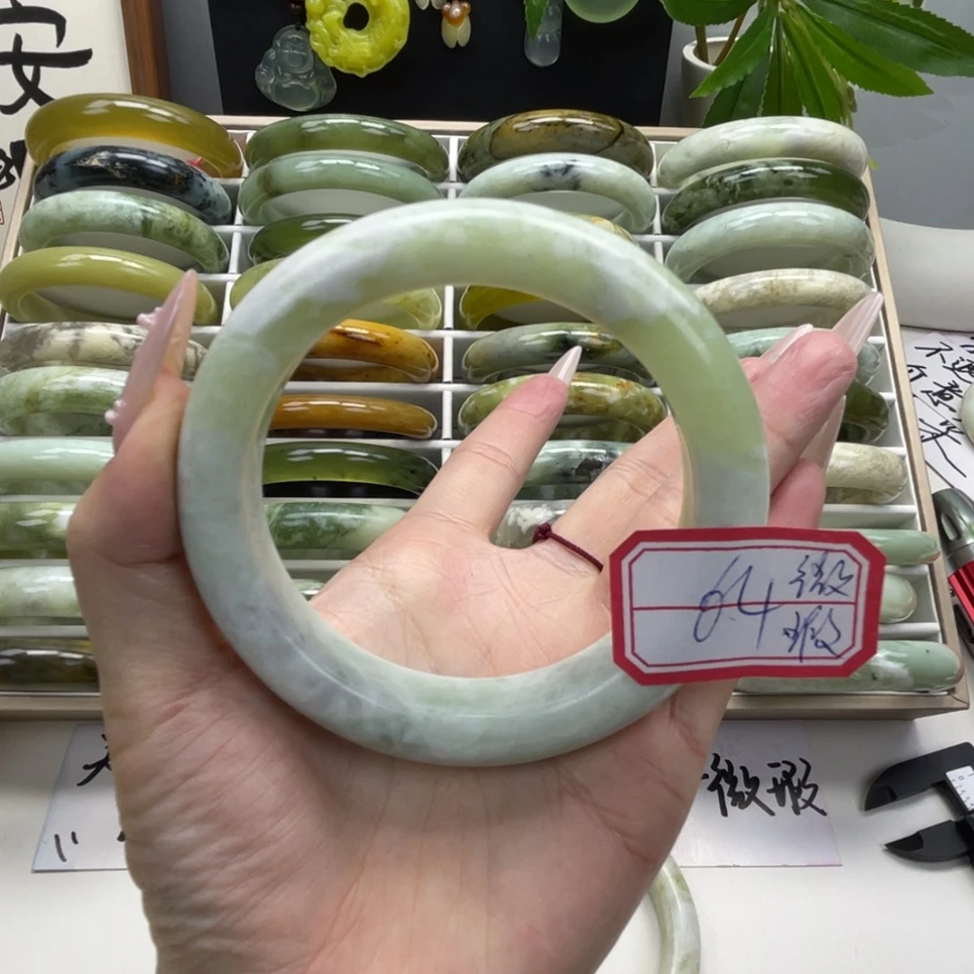 -***6蛇纹石玉未镶嵌手镯