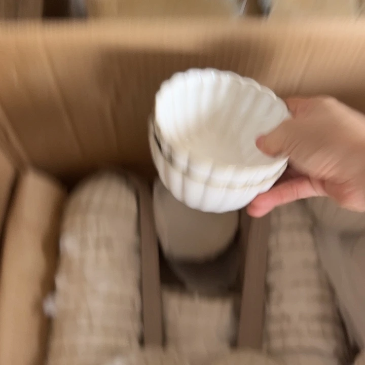 瓷片默认瑕疵商品贝壳泥饭碗