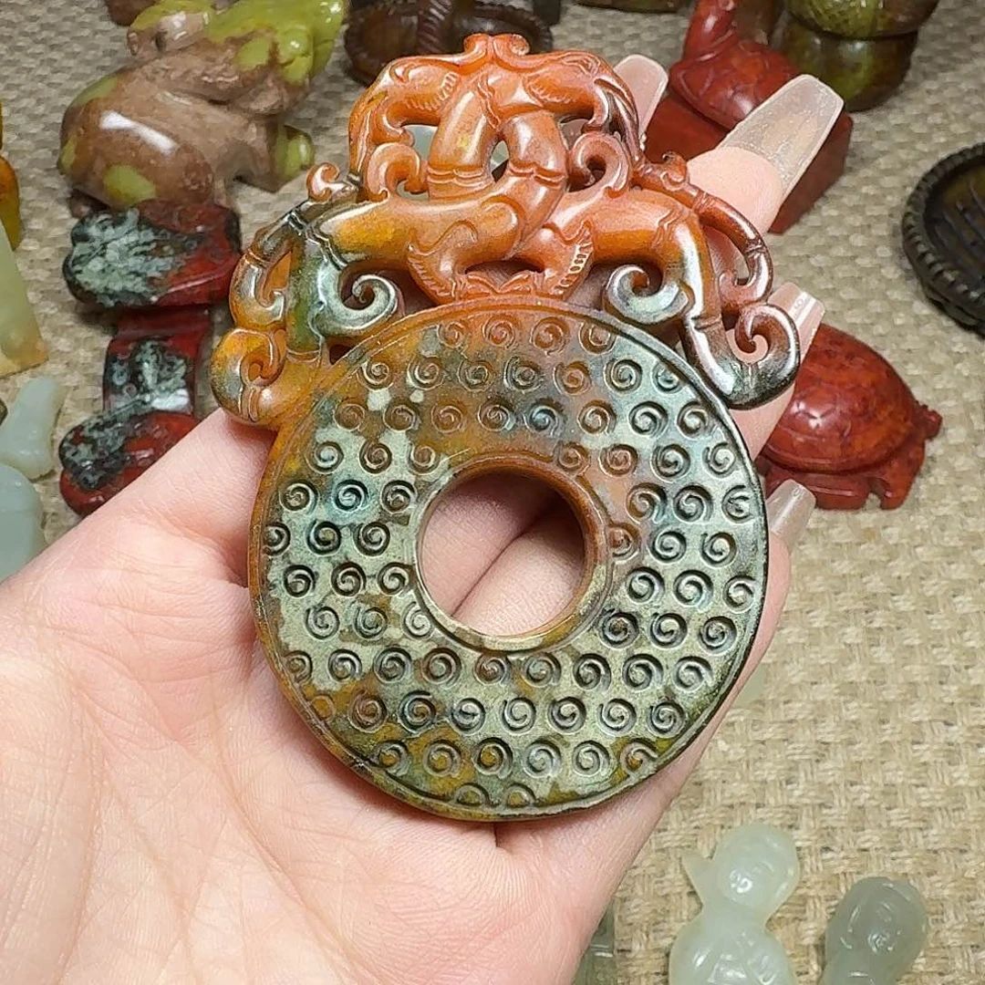 白玉菩提吊坠挂件