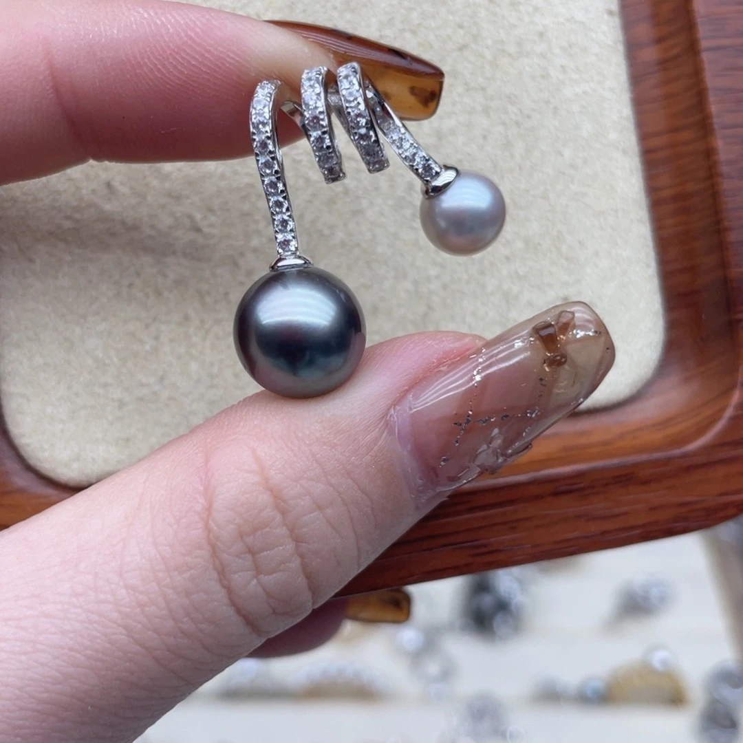 海水珍珠银S925镶嵌颈饰S35