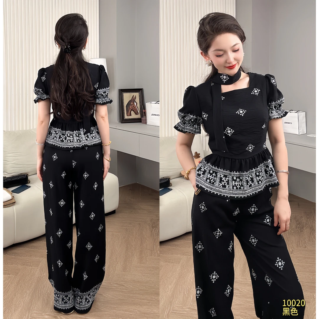 Saeda女装民族风两件套套装YF10020