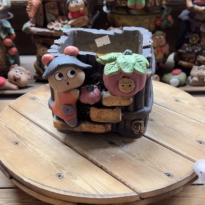 嘻哈多肉花盆百搭