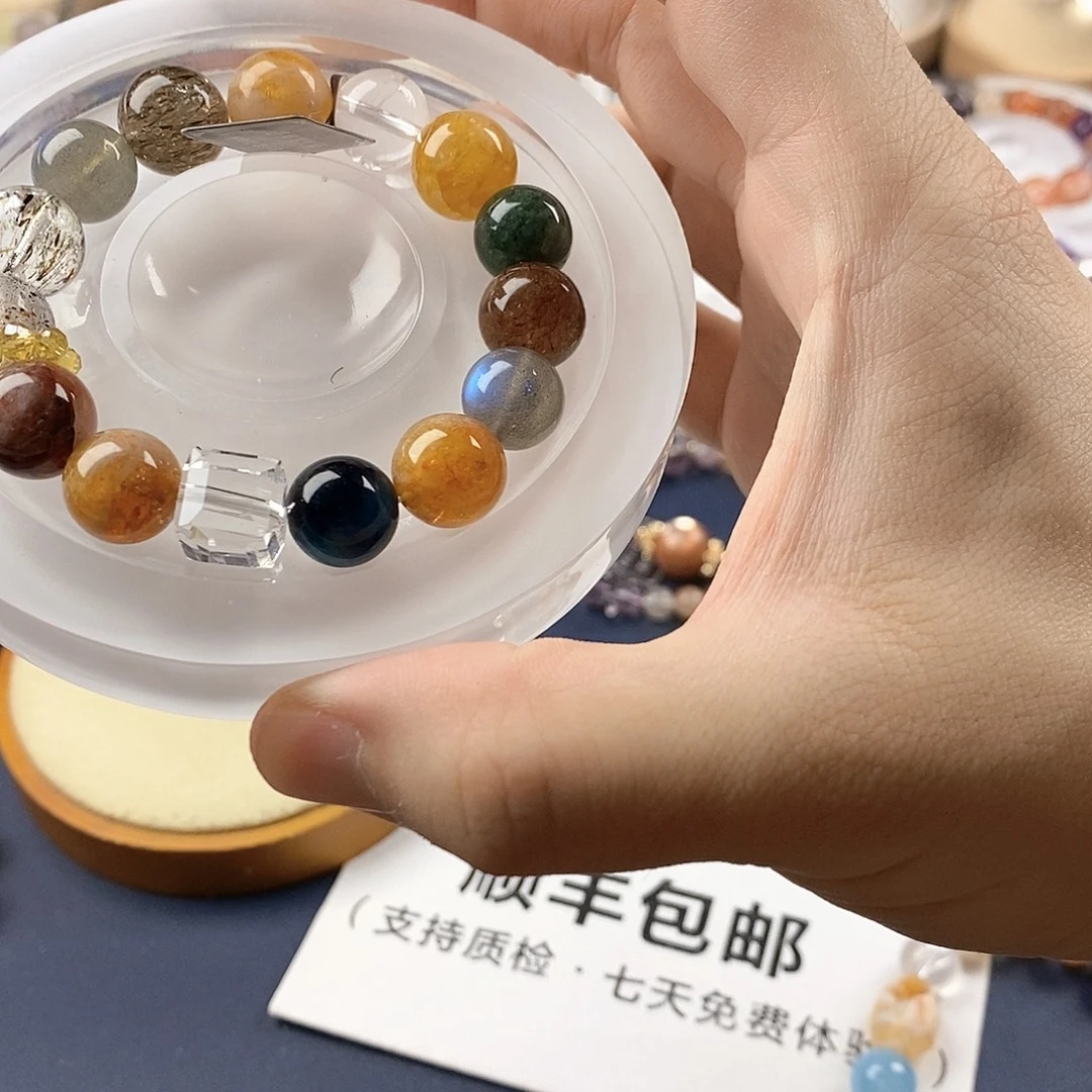 银S925镶嵌手链水晶