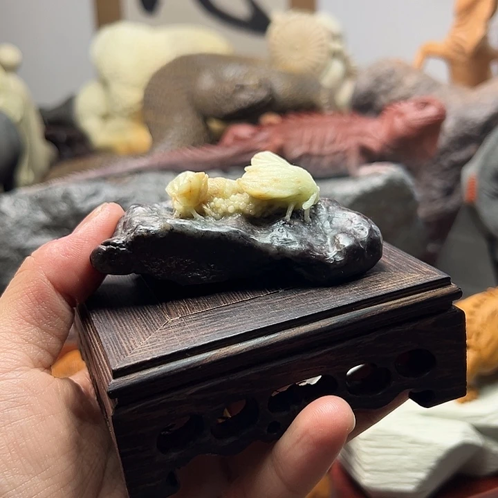 寿山石寿山石手把件