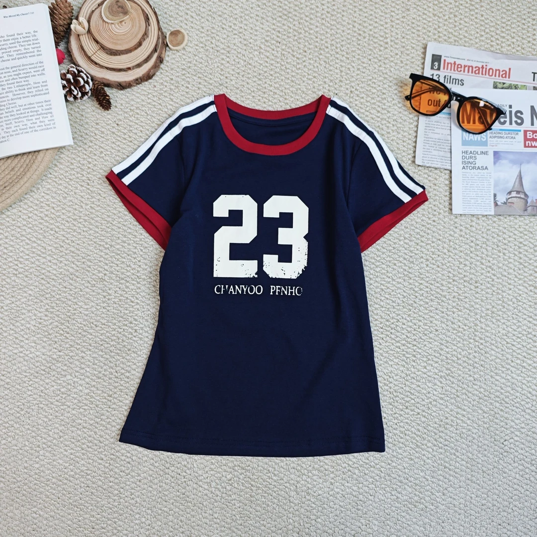 2025春季新款宽松百搭时尚卡通印花短袖T恤0200