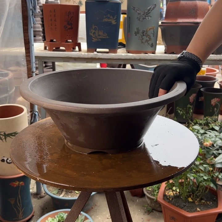 安*宜兴紫砂36斗盆两个