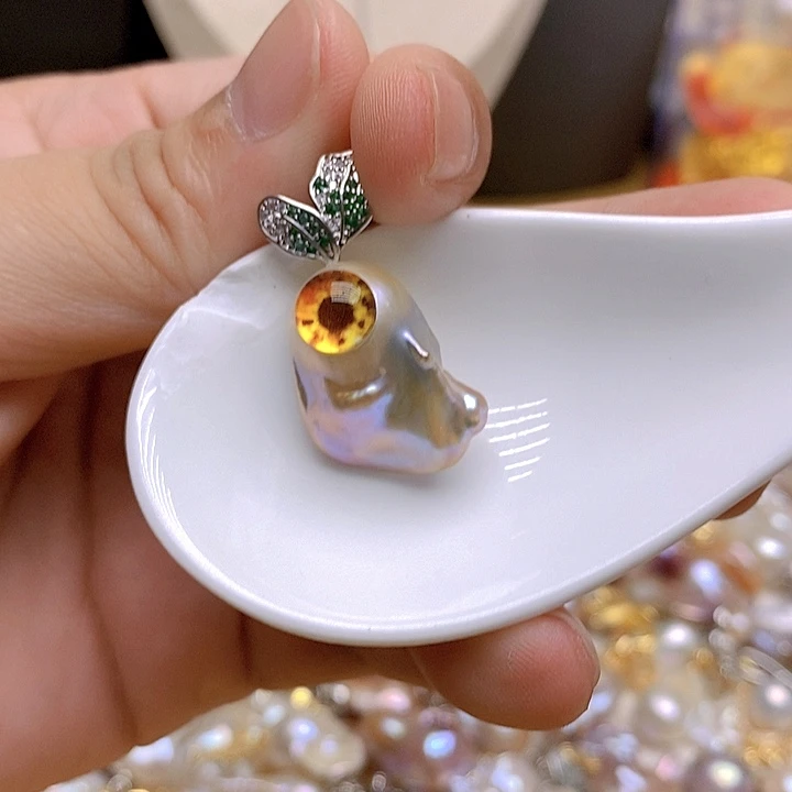 淡水珍珠未镶嵌颈饰724