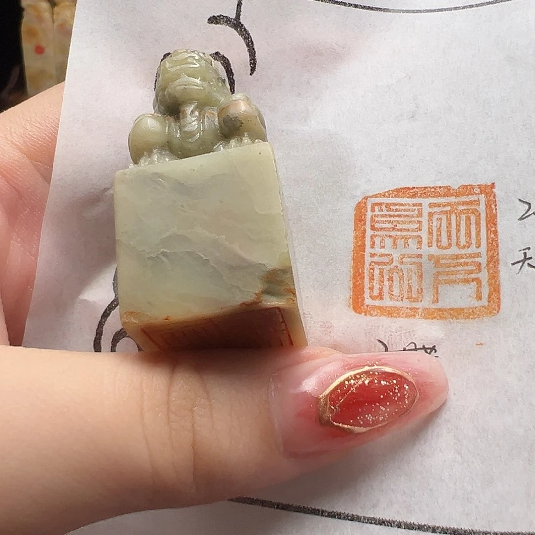 昌化石印石手工制作