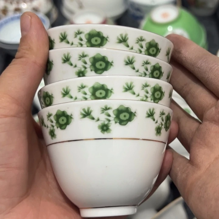 我***汤瓷片景德镇陶瓷艺术4个