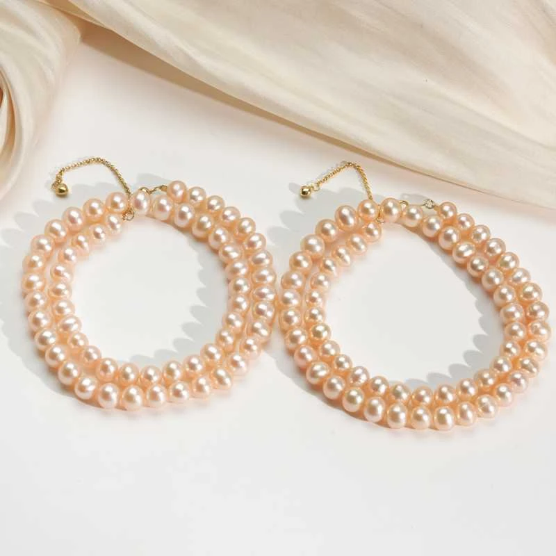 【小北严选】淡水珍珠项链尺寸约6-7mm【多样性发一件】-BH15X471