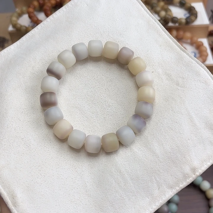 菩提根/象牙果手串卡13磨砂桶珠舒芙蕾