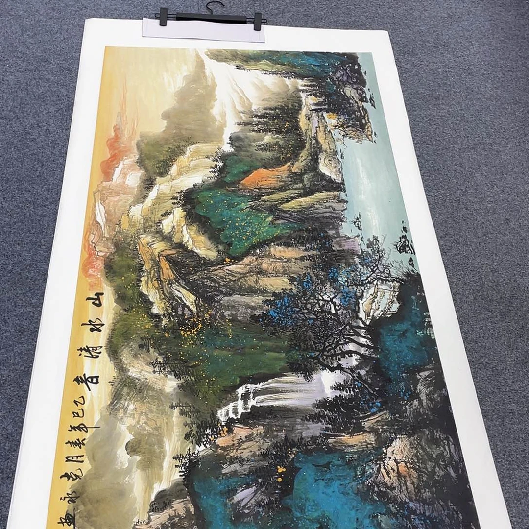 国画作品小姐姐放漏…
