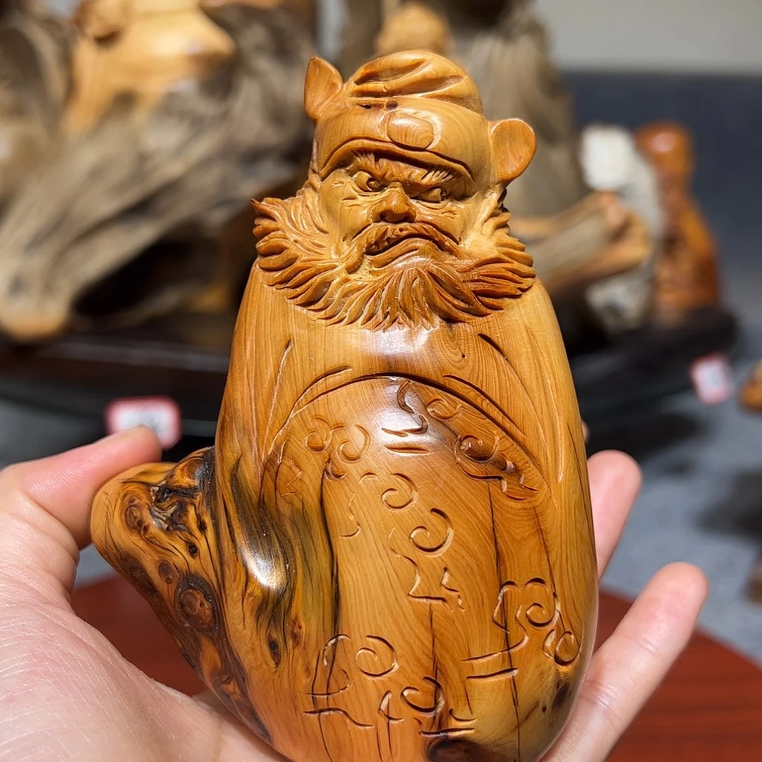 柏木崖柏木手把件摆件