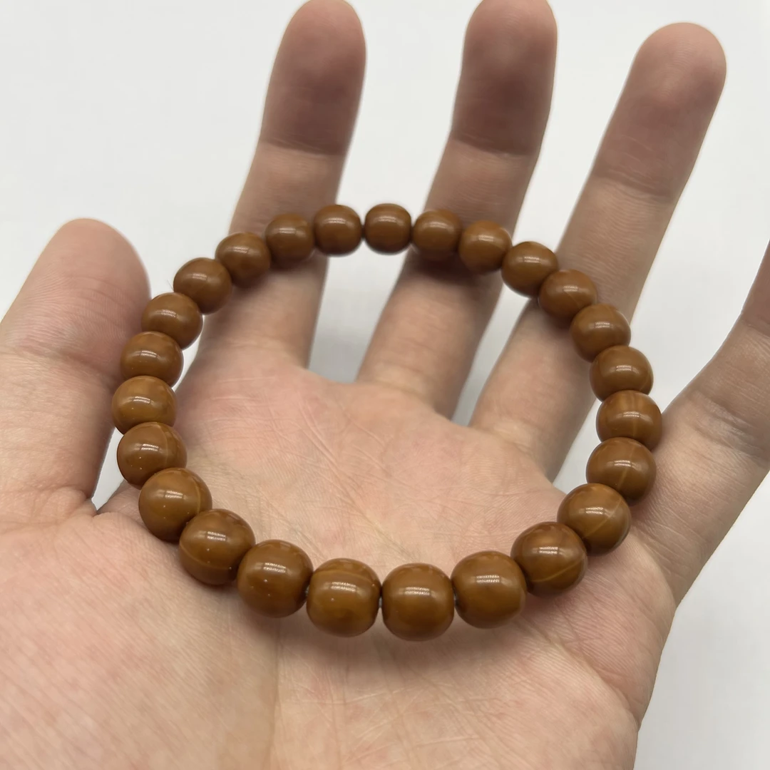 A2 全品猴头核桃精雕小老形珠手串卡9单圈 394 （配A2礼盒套装）