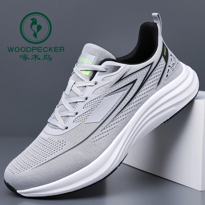 啄木鸟运动鞋夏季新款潮流休闲款运动防滑网面透气爸爸鞋休闲跑鞋