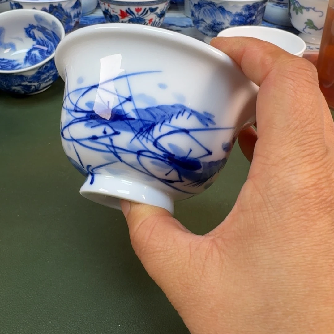 陶景德镇纯手绘茶具圆圆225