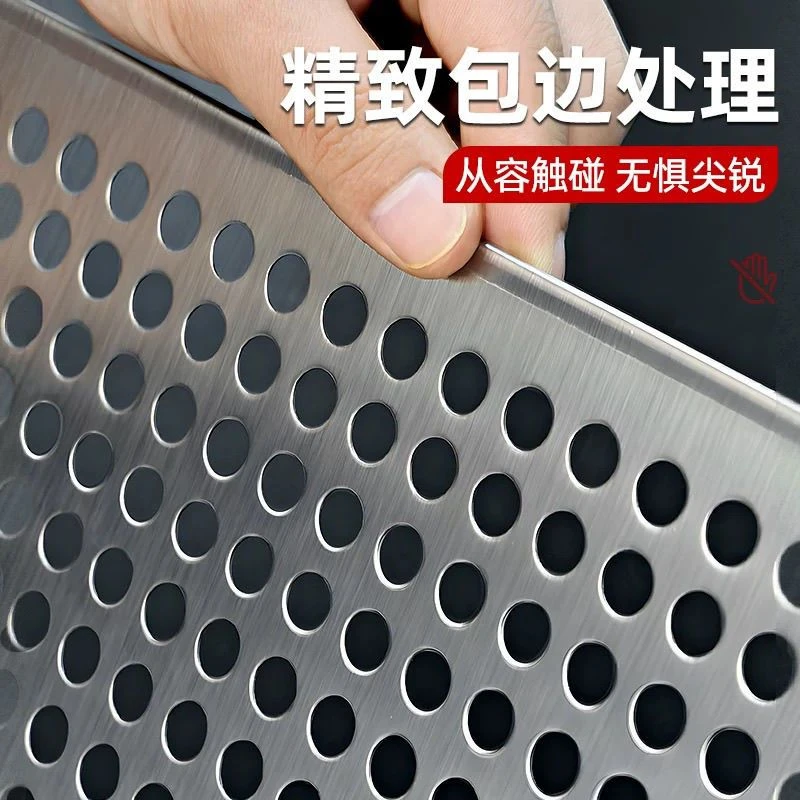 【双包边】304不锈钢阳台防护网阳台防漏网防坠防护网阳台置物架