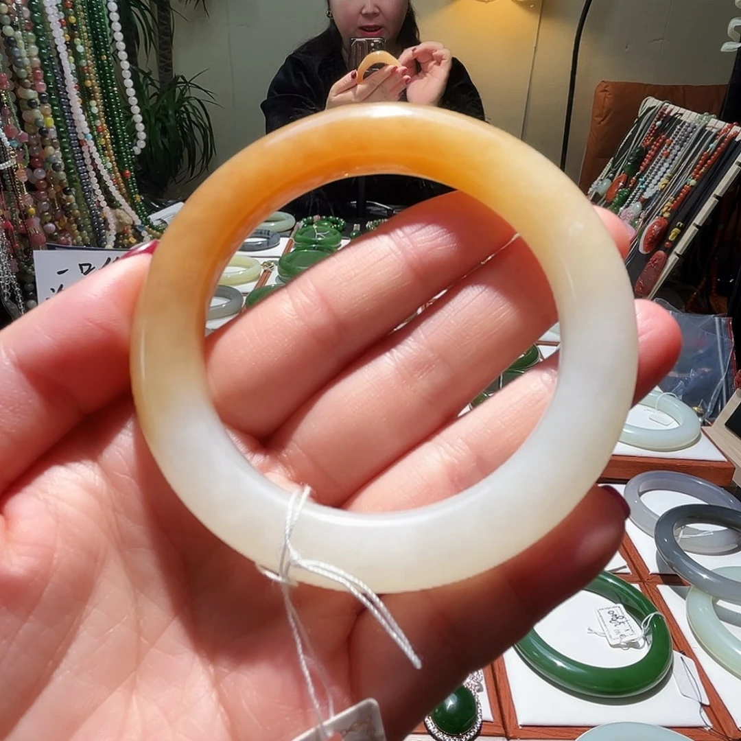 未镶嵌手镯和田玉58圈口