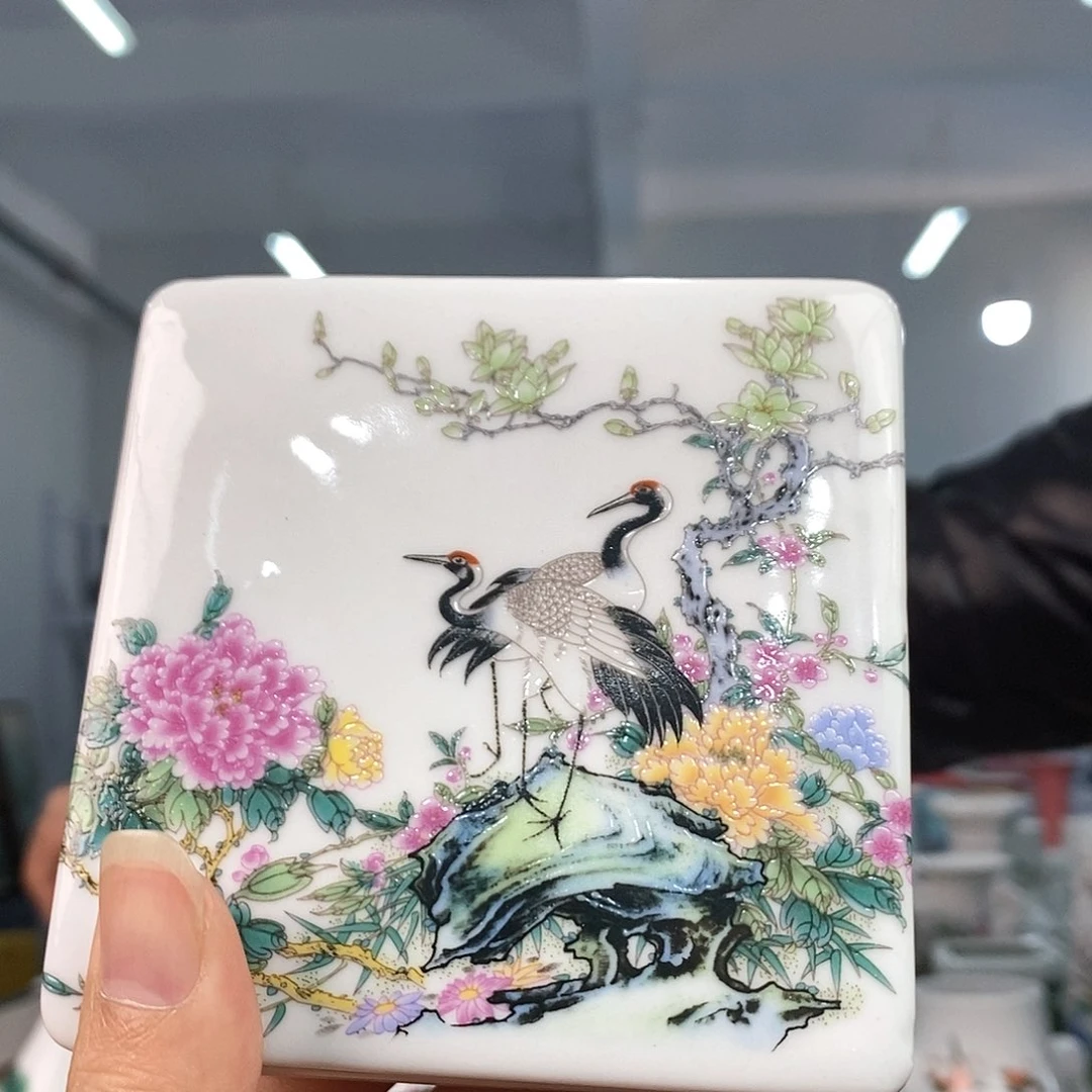 摆件景德镇陶瓷花瓶摆件