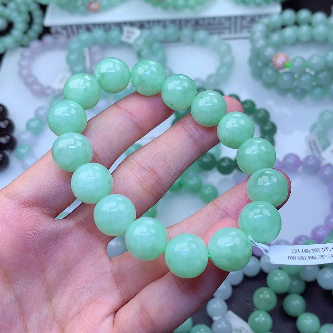 翡翠未镶嵌毛衣链