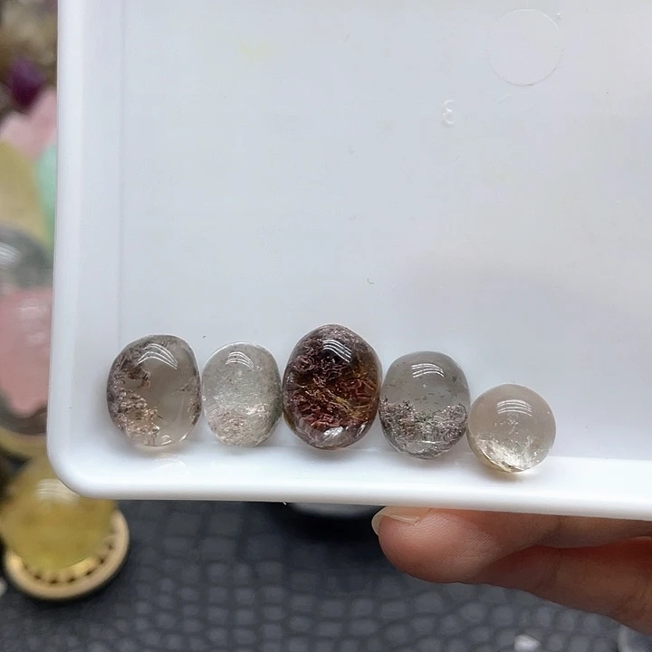 珠宝半成品水晶未镶嵌52幽灵蛋面