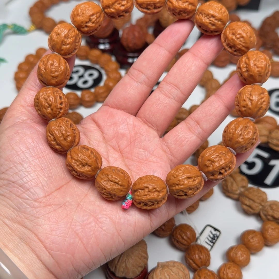 文玩核桃吊坠明***台粗筋八棱19