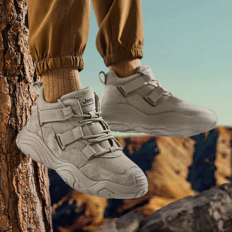 JEEP/吉普男士时尚户外徒步鞋运动百搭登山鞋潮流秋冬休闲鞋潮鞋