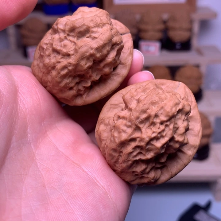 把件文玩核桃3荷叶金蟾38尺