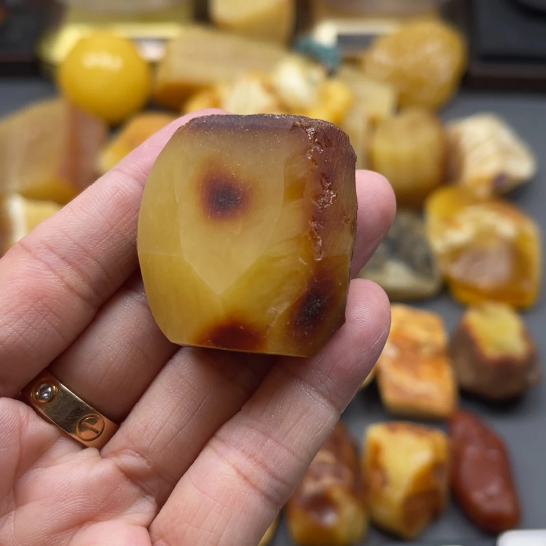 【闪购商品】未镶嵌定制琥珀天然琥珀蜜蜡原石定制