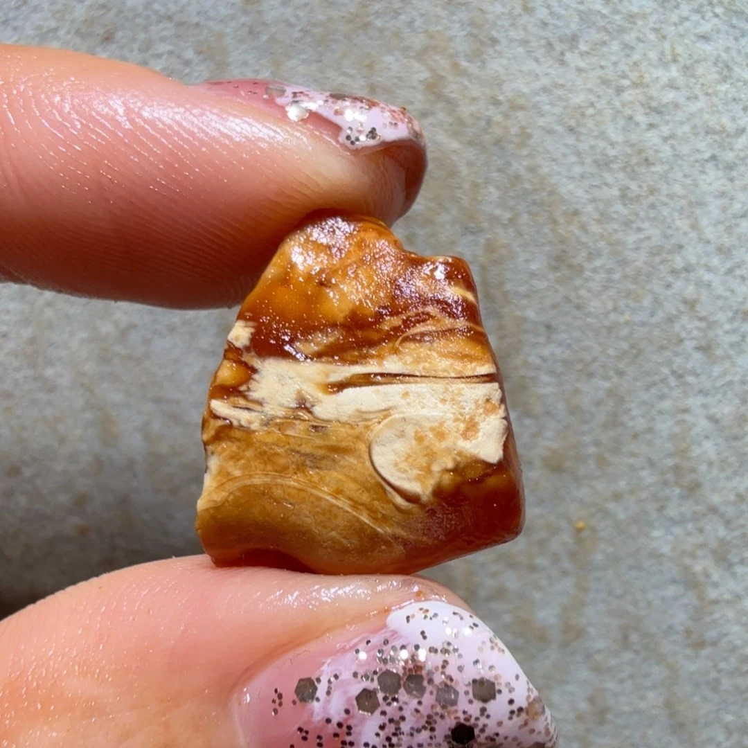 李***勺定制琥珀未镶嵌专拍