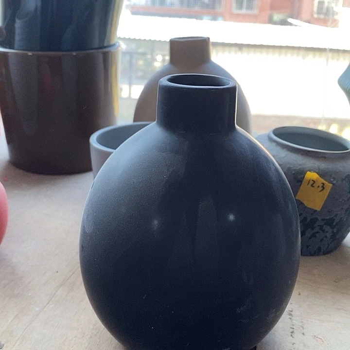 陶摆件水培陶盆无孔 瑕疵介意勿拍