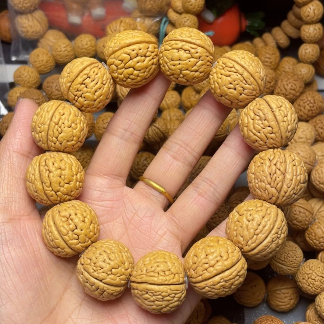 桃核手串艾*25+龙鳞王手串