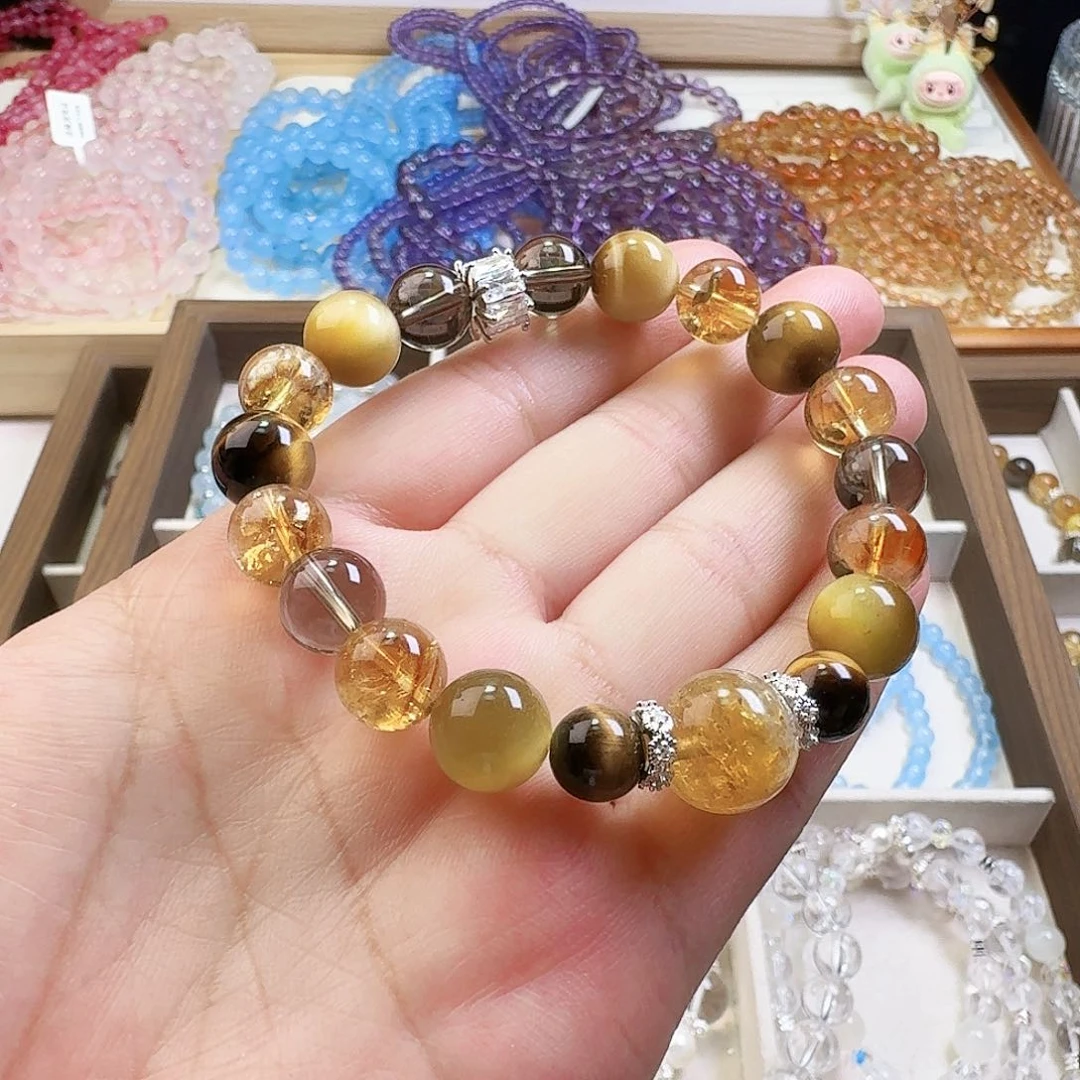 水晶手链未镶嵌大金霸