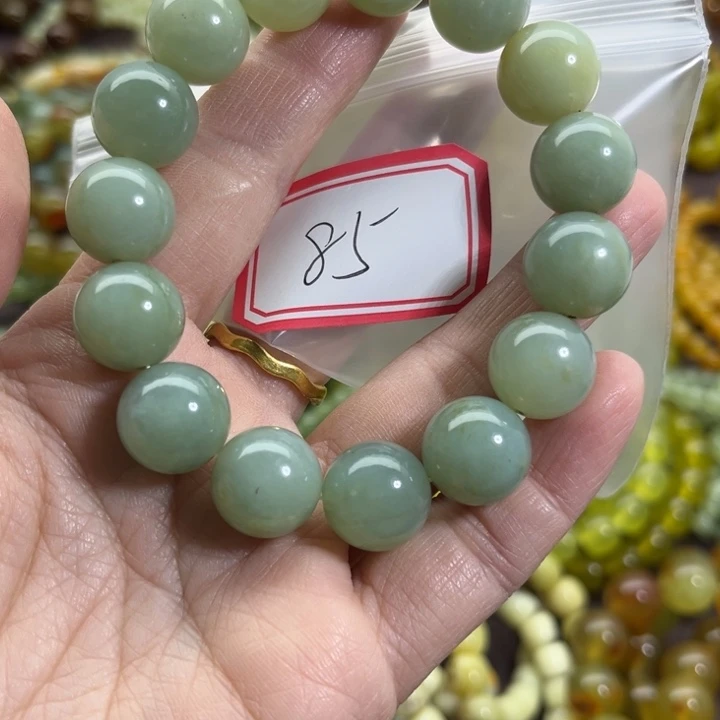 蛇纹石玉未镶嵌手链
