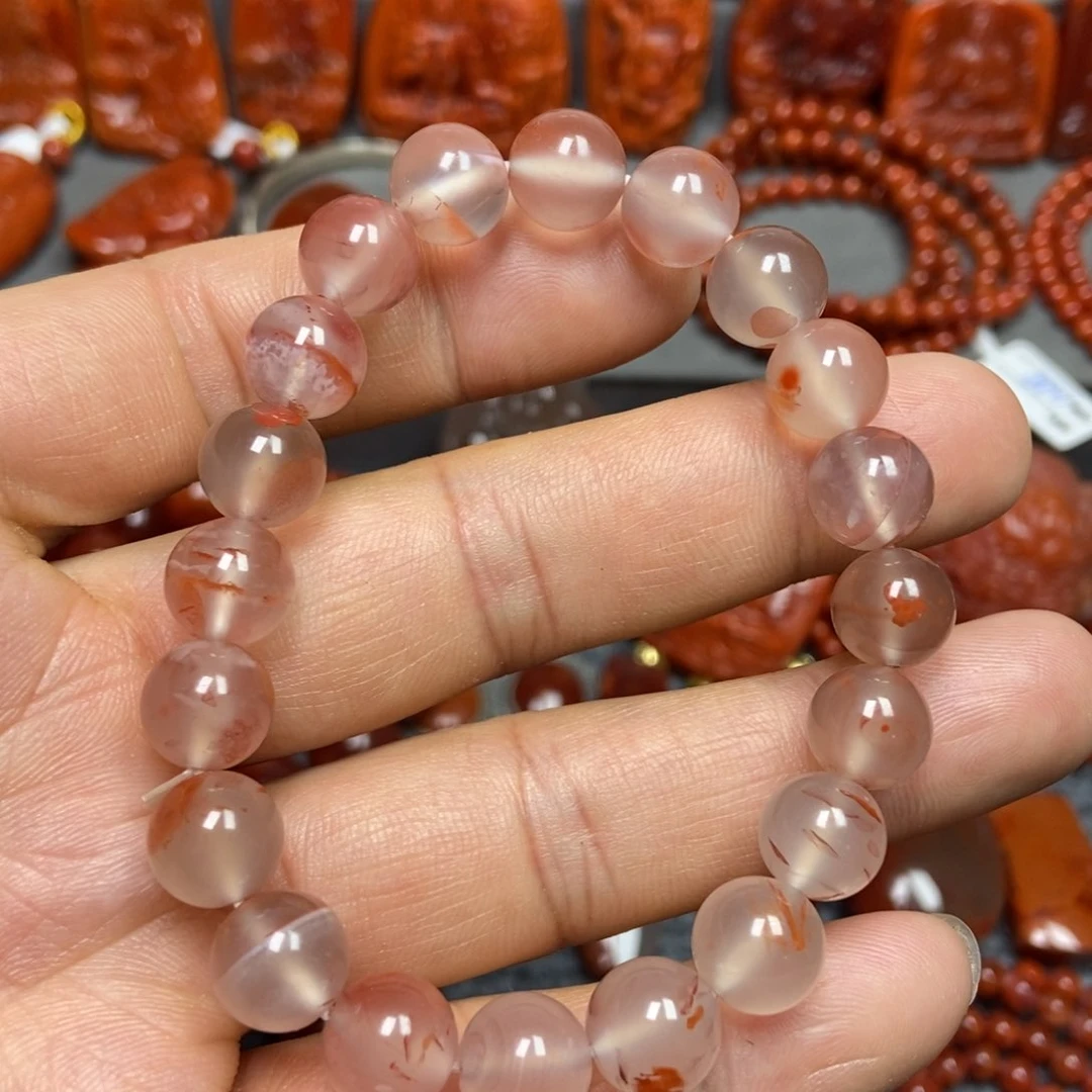 南红玛瑙手串未镶嵌10mm