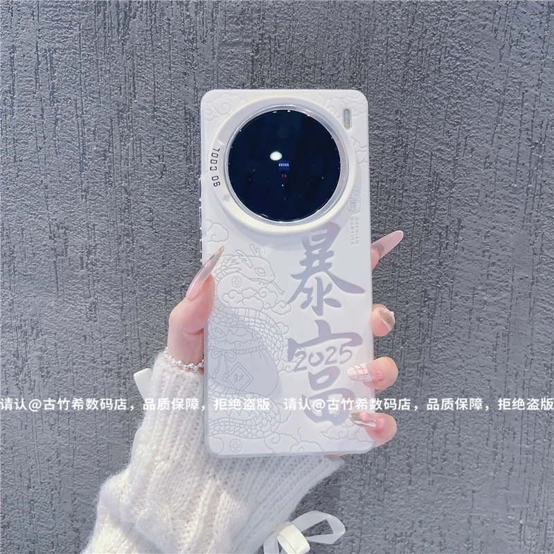 （vivoX系列）磨砂彩银适用vivoX200/vivoX100/X90/X80/70/60手机壳